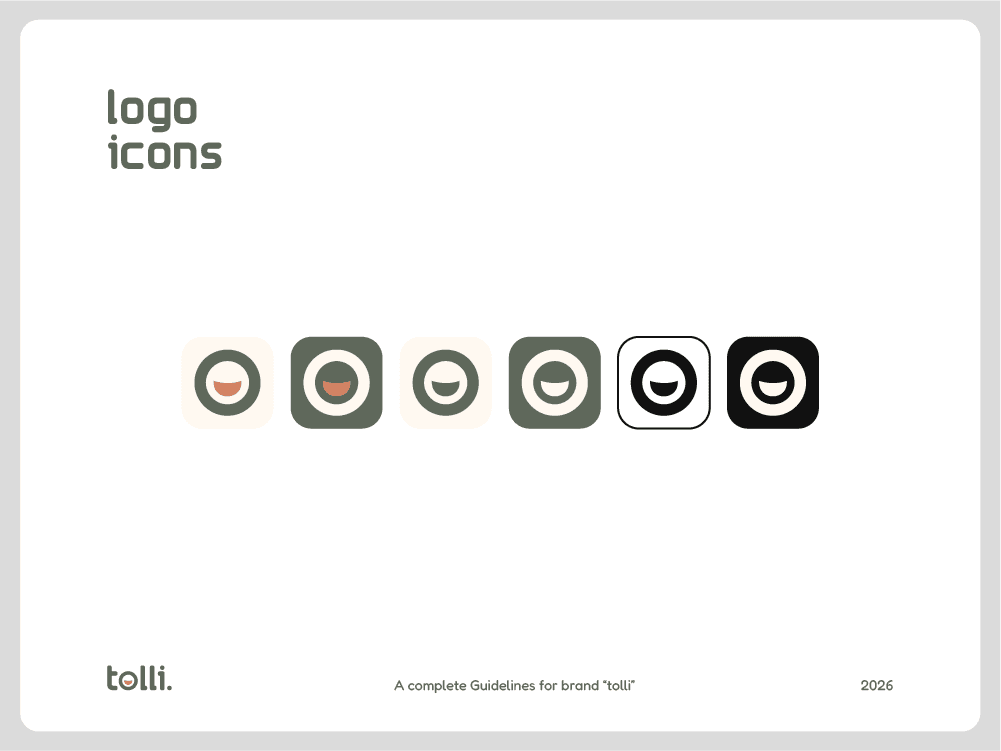 Tolli app-icon variations