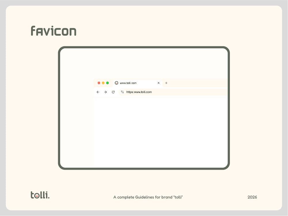 Tolli favicon in a browser tab