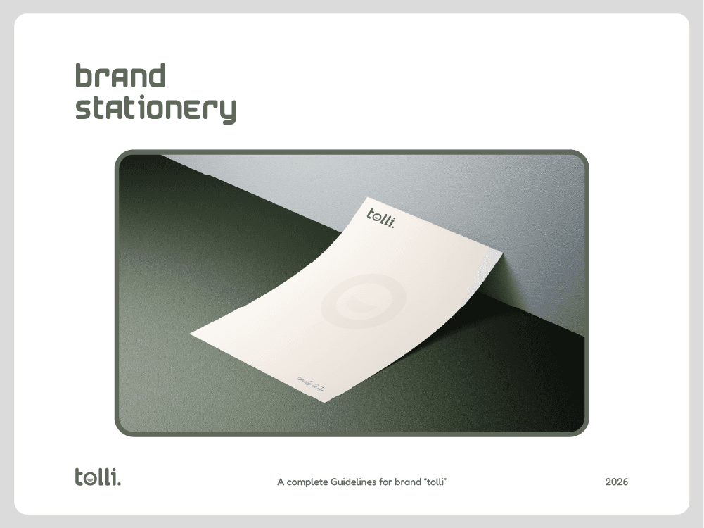 Tolli letterhead